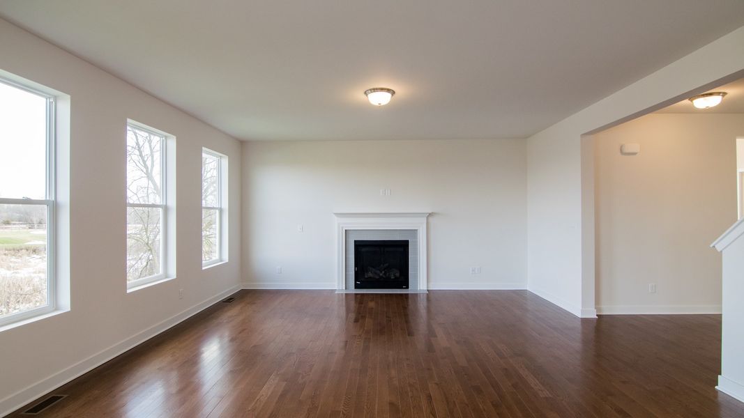 Representative unfurnished interior of a home built from the The Hartland by Norfolk Homes in Coronado Estates, Jackson (Image 45).