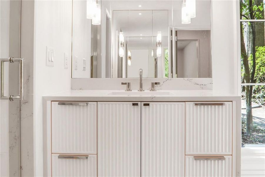 Furnished interior view inside a new home in , Atlanta (Image 5).