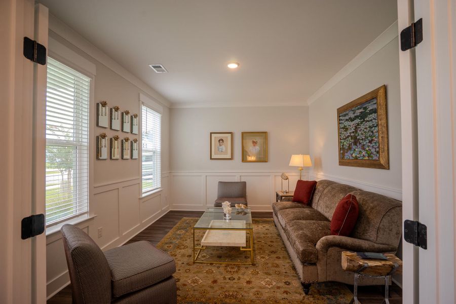 Furnished interior view inside a new home in Hewing Farms, Summerville (Image 27).