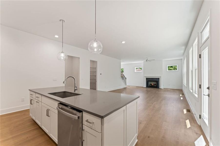 Furnished interior view inside a new home in , Dallas (Image 8).
