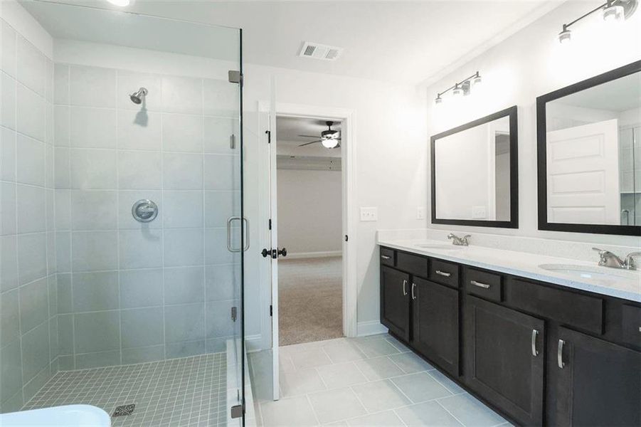 Furnished interior view inside a new home in Red Oak Ridge, Loganville (Image 8).