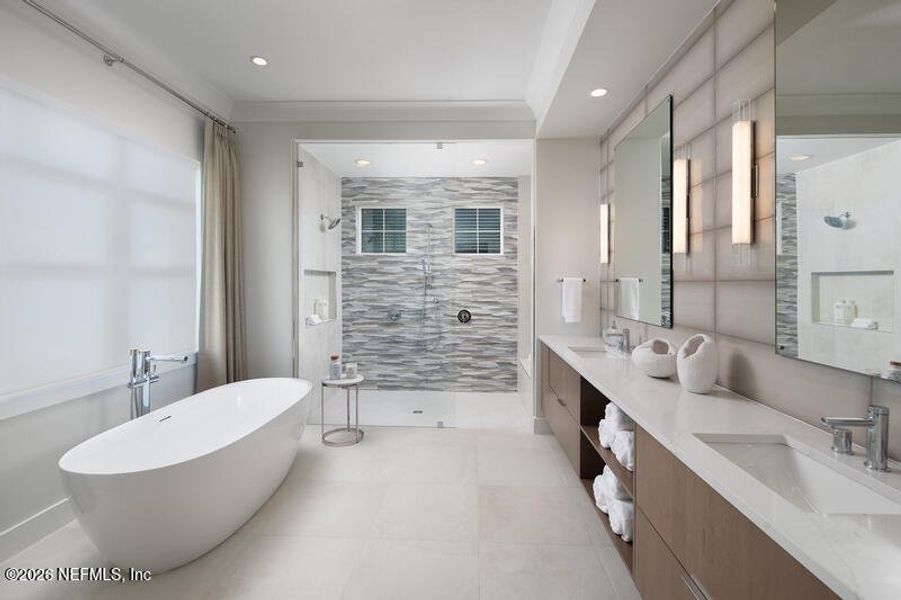 Furnished interior view inside a new home in , St. Augustine (Image 8).