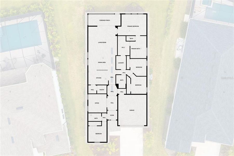 2D floor plan layout of this home in , Nokomis, FL (Image 5).