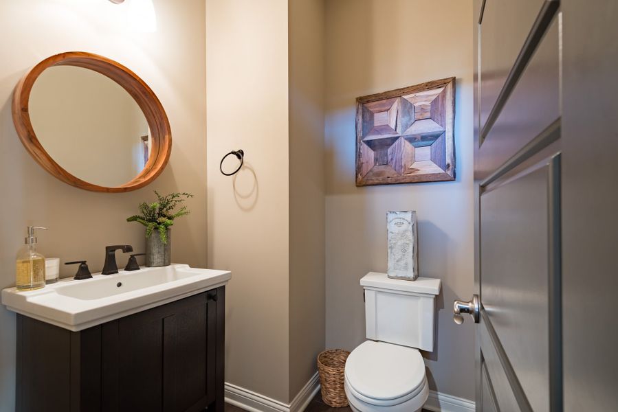 Furnished interior view inside a new home in The Estates and Meadows at Floyds Fork, Louisville (Image 9).