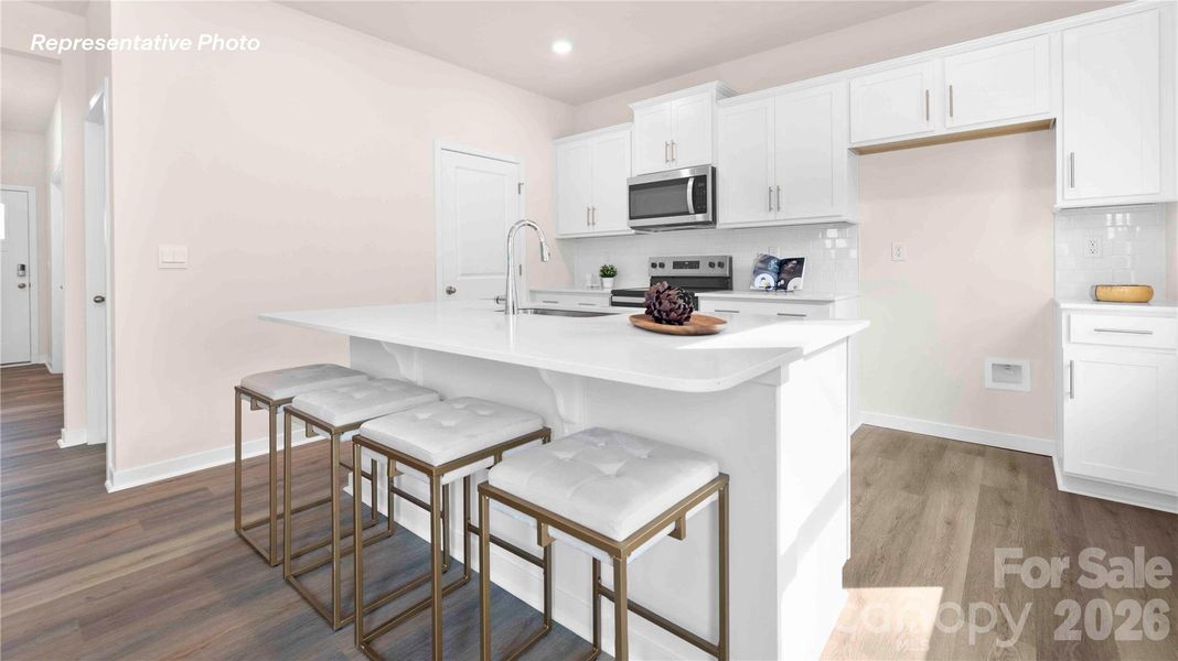 Furnished interior view inside a new home in Cline Village, Conover (Image 5). Furnished interior view inside a new home in Cline Village, Conover (Image 5).