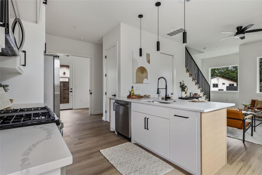 Furnished interior view inside a new home in , Austin (Image 17).