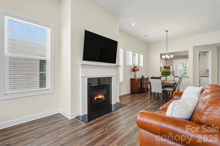 Furnished interior view inside a new home in , Charlotte (Image 8). Furnished interior view inside a new home in , Charlotte (Image 8).