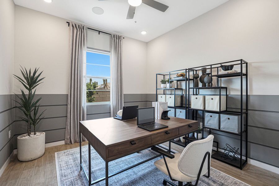 Representative furnished interior of a home built from the Copper by Mattamy Homes in Empire Pointe, Queen Creek (Image 29).