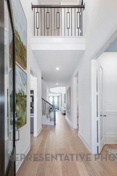 Spacious, unfurnished interior of a new home in Lariat: 50ft. lots, Liberty Hill (Image 21).