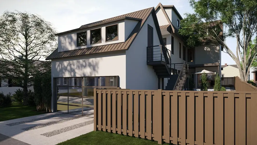 Front exterior of a new home in , Austin, TX, highlighting curb appeal (Image 6). Front exterior of a new home in , Austin, TX, highlighting curb appeal (Image 6).