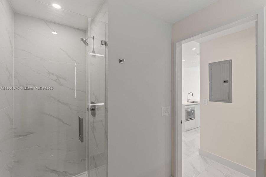 Furnished interior view inside a new home in Aria Reserve, Miami (Image 5). Furnished interior view inside a new home in Aria Reserve, Miami (Image 5).