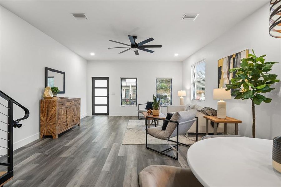 Furnished interior view inside a new home in , Pinellas Park (Image 11). Furnished interior view inside a new home in , Pinellas Park (Image 11).