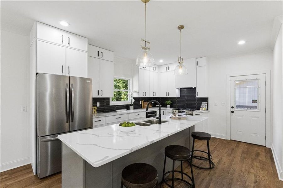 Furnished interior view inside a new home in , Decatur (Image 38).