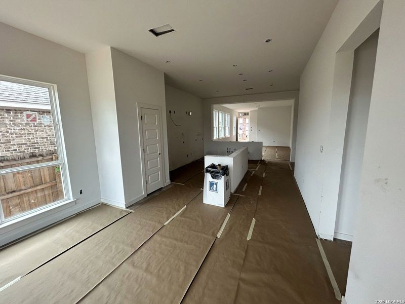 In-progress construction of a new home in Legacy at Lake Dunlap, New Braunfels, TX (Image 13).