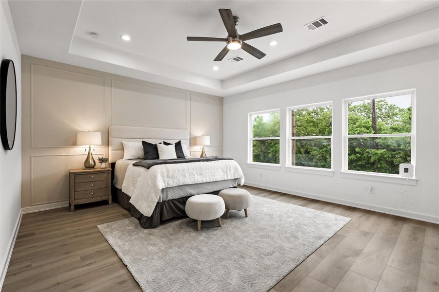 Furnished interior view inside a new home in , Houston (Image 29).