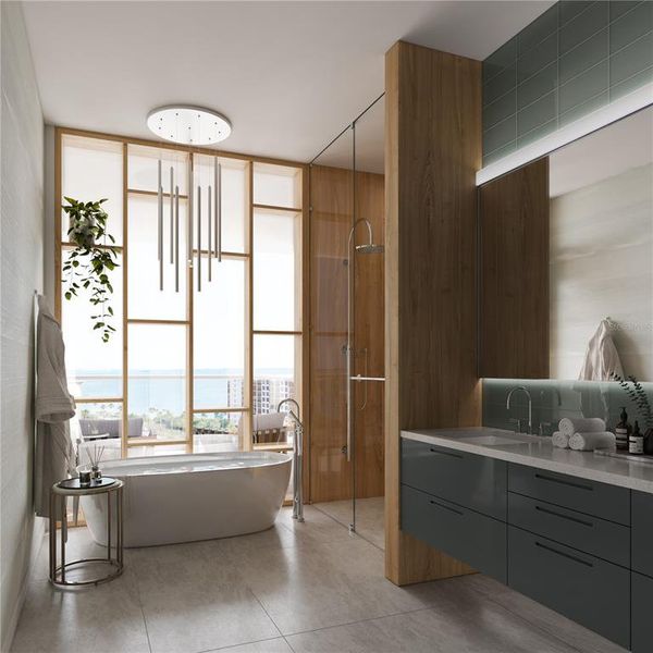 Stately Primary Bedrooms with Sunset Balconies, WIC’s and Spa-like Bathrooms Stately Primary Bedrooms with Sunset Balconies, WIC’s and Spa-like Bathrooms