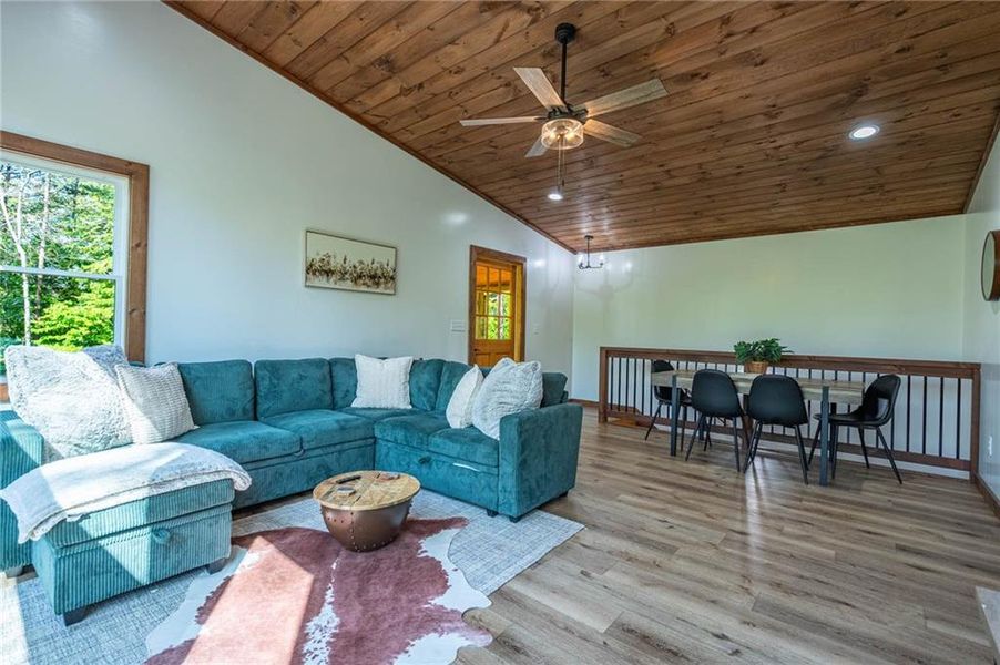 Furnished interior view inside a new home in , Ellijay (Image 17).