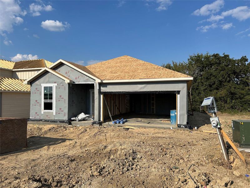 Exterior details and patio area of a home in Reveille Estates, Bryan (Image 2). Exterior details and patio area of a home in Reveille Estates, Bryan (Image 2).