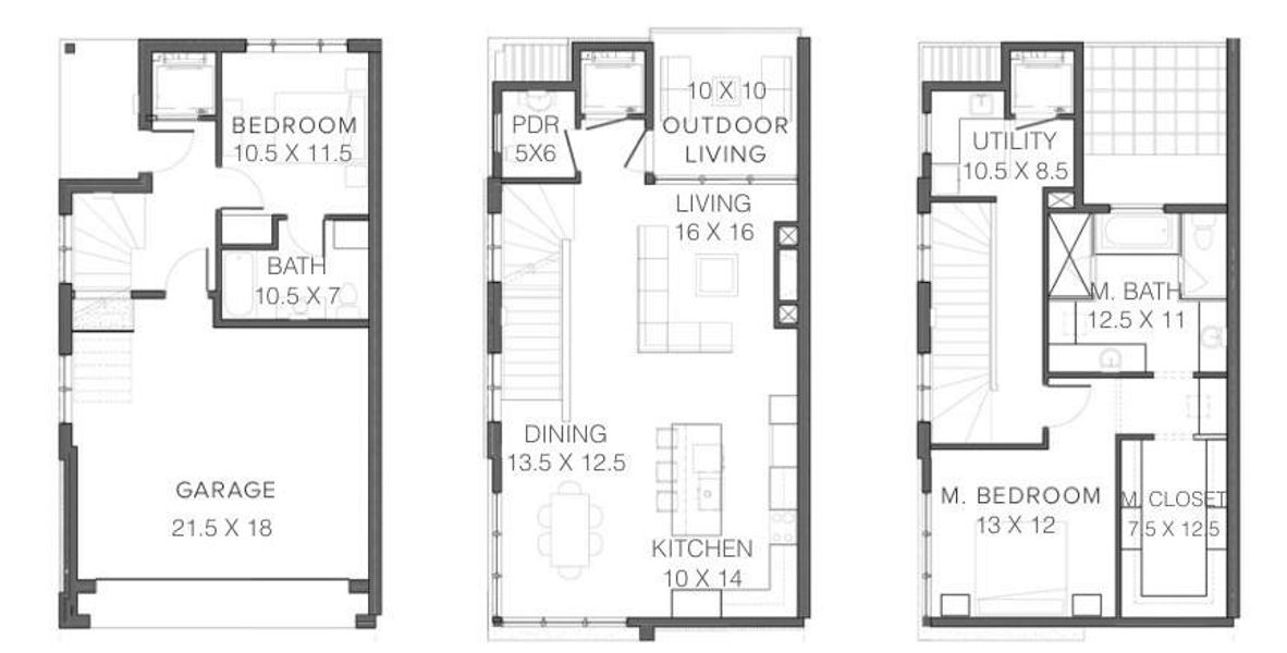 2D floor plan layout of this home in , Fort Worth, TX (Image 3).