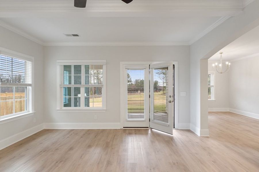 Spacious, unfurnished interior of a new home in Taylor Oaks, Greenville (Image 23).