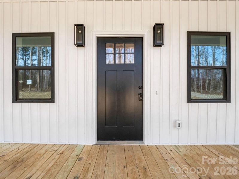 Exterior details and patio area of a home in , Bostic (Image 15).