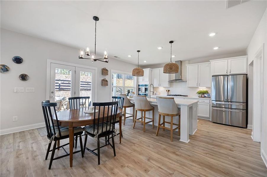 Furnished interior view inside a new home in NorthFarm at NatureWalk, Dallas (Image 13).