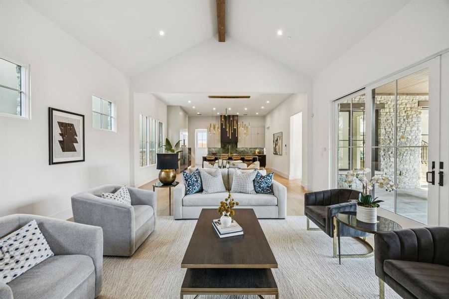 Furnished interior view inside a new home in , Westlake (Image 36). Furnished interior view inside a new home in , Westlake (Image 36).