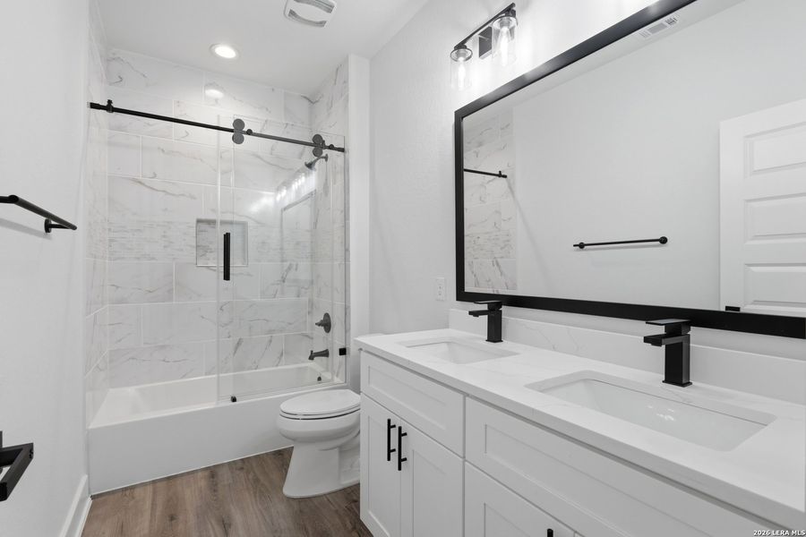 Furnished interior view inside a new home in , Spring Branch (Image 10).