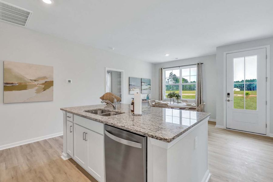 Representative furnished interior of a home built from the TUSCAN by D.R. Horton in Westbrook Retreat Villas at Savannah Quarters, Pooler (Image 9).