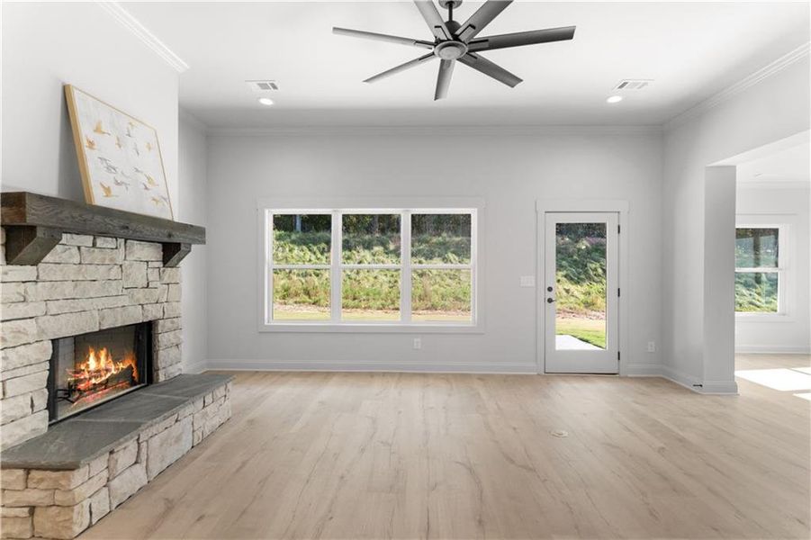 Spacious, unfurnished interior of a new home in , Greensboro (Image 22).