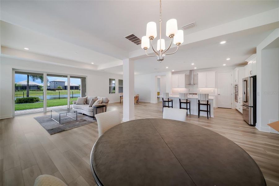 Furnished interior view inside a new home in Sweetwater at Lakewood Ranch, Bradenton (Image 16).