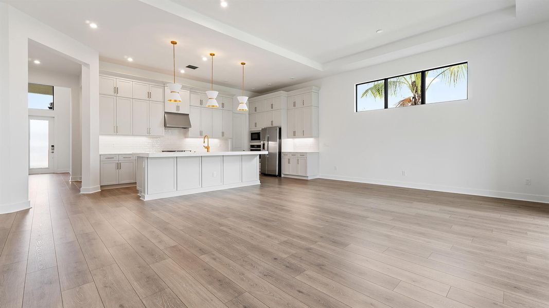 Furnished interior view inside a new home in L'Ambiance at Avenir, Palm Beach Gardens (Image 8).