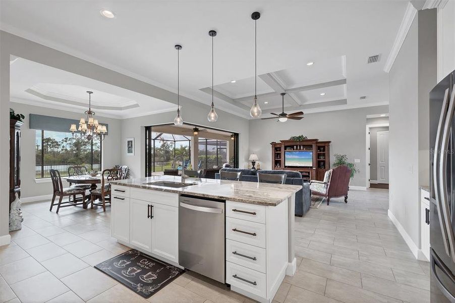 Furnished interior view inside a new home in , Port Charlotte (Image 14).