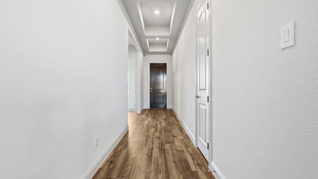 Furnished interior view inside a new home in Lakeshore Bluffs, Shady Shores (Image 17).