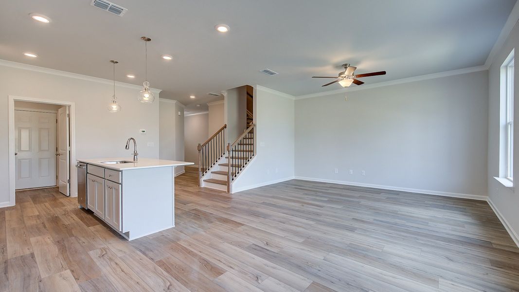 Furnished interior view inside a new home in Langley Overlook, Loganville (Image 6).