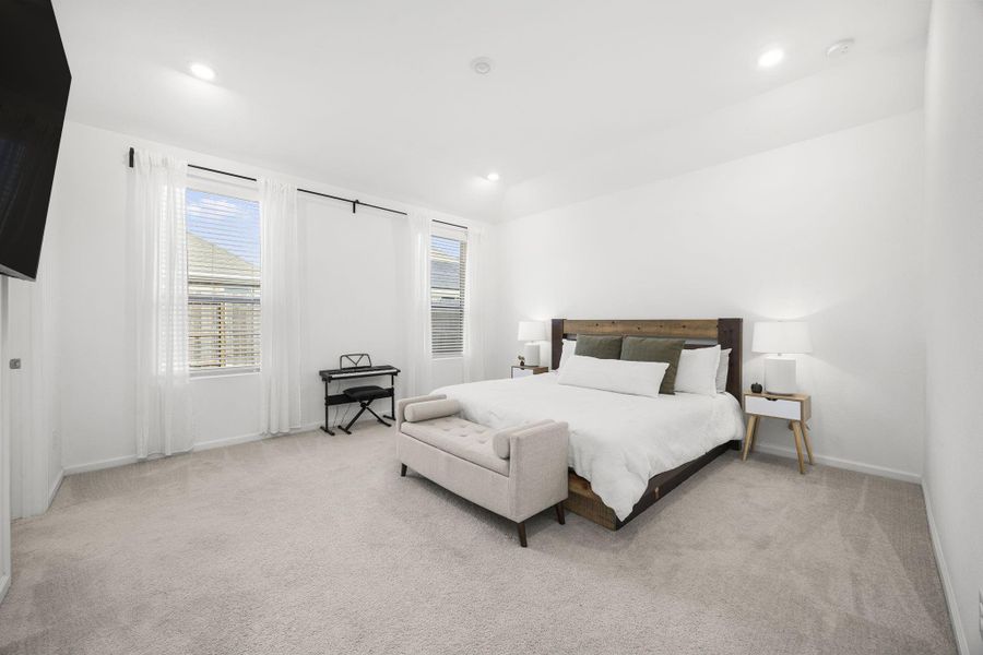 Furnished interior view inside a new home in Sunterra: Avante Collection, Katy (Image 19).