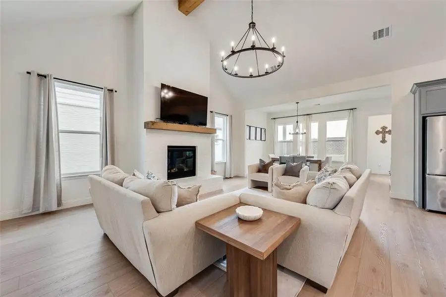 Furnished interior view inside a new home in , Aledo (Image 5).