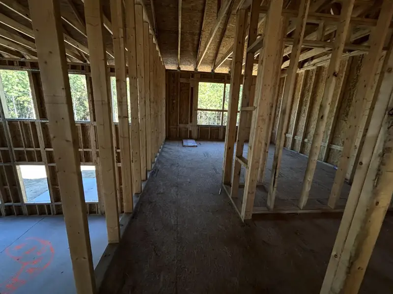 In-progress construction of a new home in Tea Farm: Presidents Series, Ravenel, SC (Image 79).