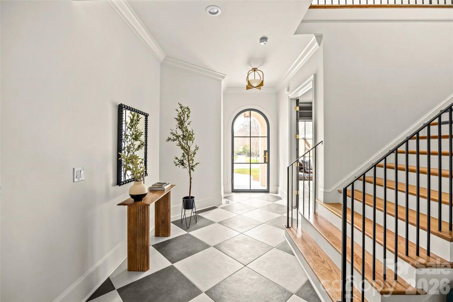 Furnished interior view inside a new home in , Charlotte (Image 34).