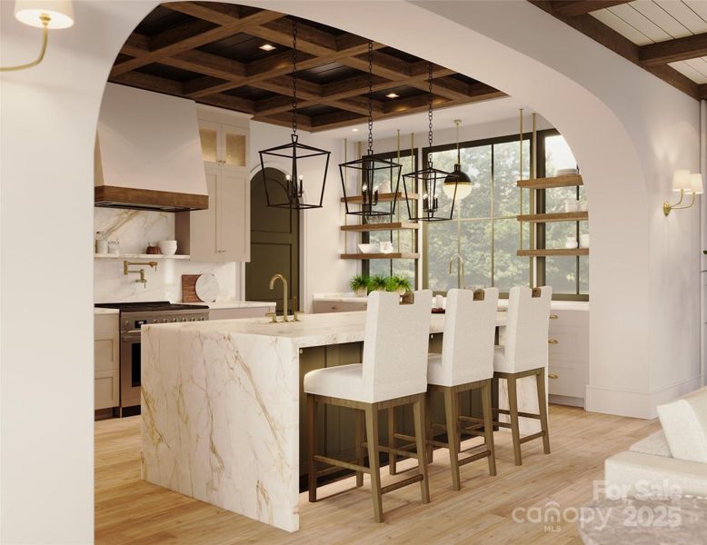 Furnished interior view inside a new home in , Weaverville (Image 9). Furnished interior view inside a new home in , Weaverville (Image 9).