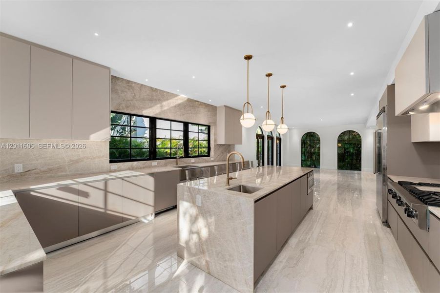 Furnished interior view inside a new home in , Miami (Image 9).