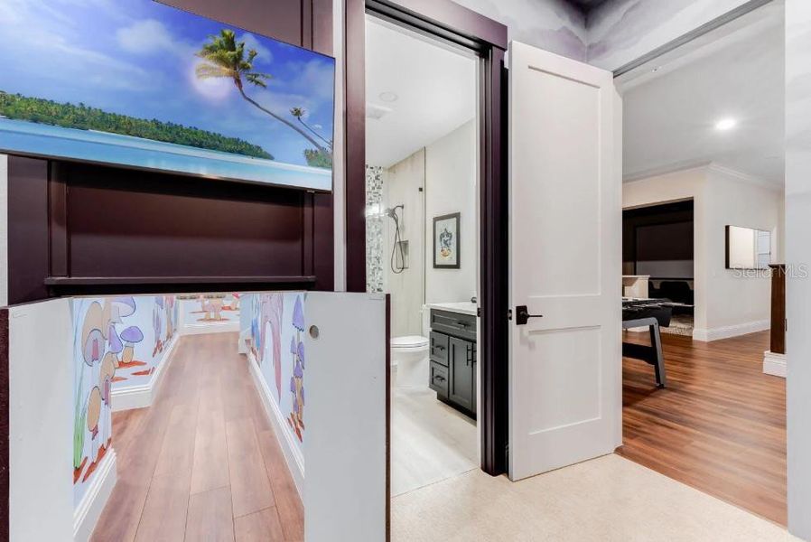 Furnished interior view inside a new home in , Reunion (Image 51).