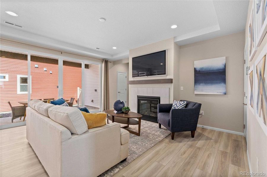 Furnished interior view inside a new home in , Aurora (Image 6).