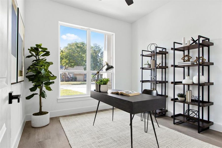 Furnished interior view inside a new home in , Irving (Image 30).