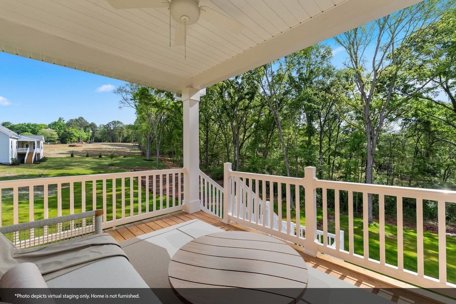Exterior details and patio area of a home in Timberland Grove, Anderson (Image 3).