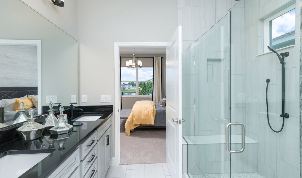 Glamorous owner's bath