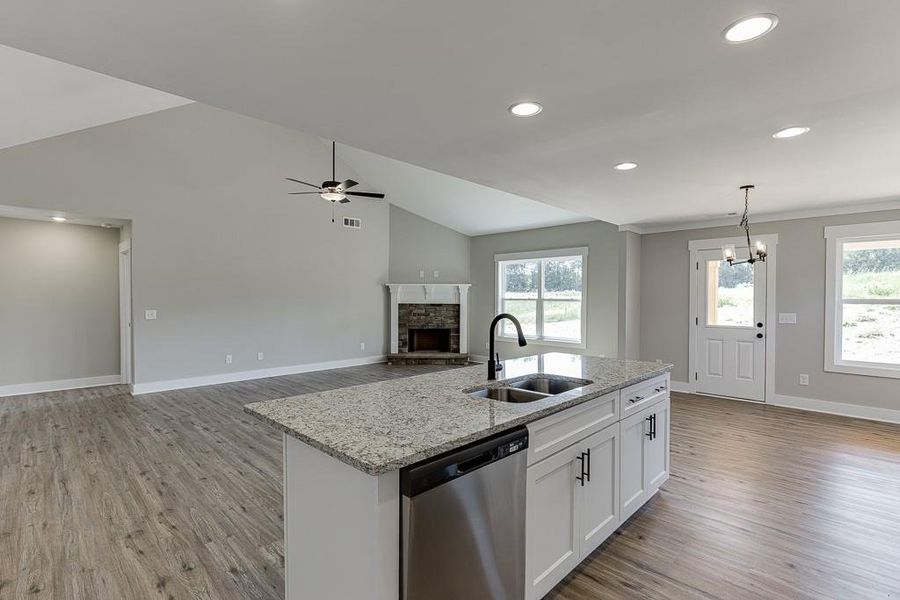 Furnished interior view inside a new home in , Hartwell (Image 13). Furnished interior view inside a new home in , Hartwell (Image 13).