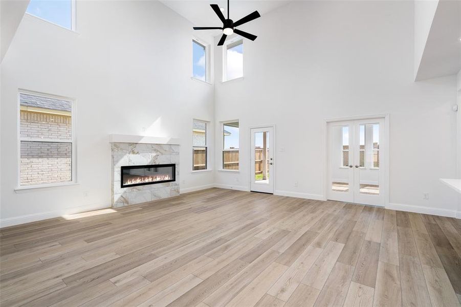 Spacious, unfurnished interior of a new home in Wildflower Ranch, Fort Worth (Image 14). Spacious, unfurnished interior of a new home in Wildflower Ranch, Fort Worth (Image 14).