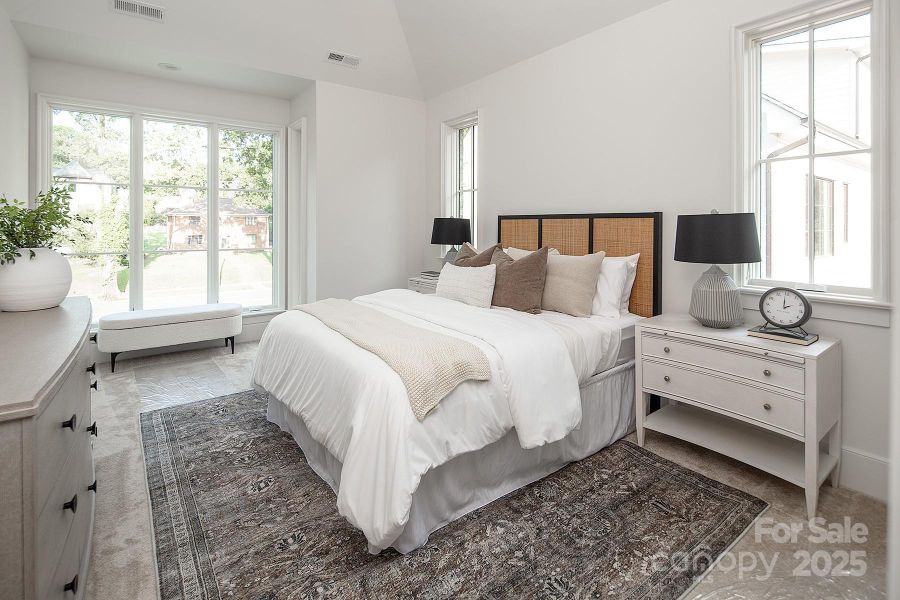 Furnished interior view inside a new home in , Charlotte (Image 11).