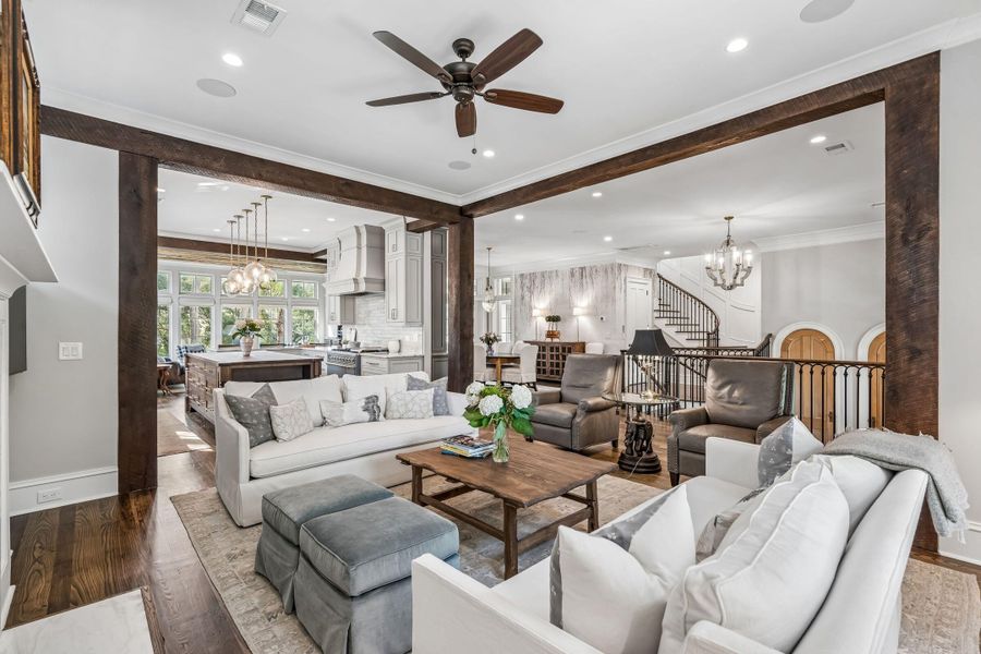 Furnished interior view inside a new home in , Mount Pleasant (Image 72).